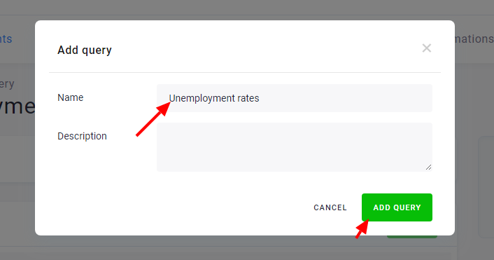 Screenshot - New Query Name